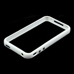 iPhone 4S 4 Bumper with Chrome Button (White)